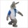 Gray Rabbit Cartoon Mascot Costume