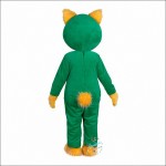 Green Cat Mascot Costume
