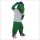 Green Crocodile Alligator Crocodilian Cayman Caiman Cartoon Mascot Costume