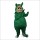 Green Devil Genius Monster Cartoon Mascot Costume