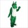 Green Dinosaur Dragon Mascot Costume