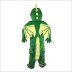 Green Dinosaur Magic Dragon Mascot Costume