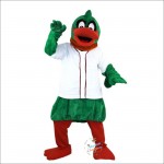 Green Duck Cartoon Mascot Costume