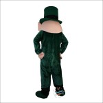 Green Dwarf elf Genius Mascot Costume
