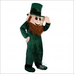 Green Dwarf elf Genius Mascot Costume