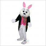 Green Suit Easter Bunny Mascot Costume