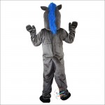 Grey Donkey Ass Mascot Costume