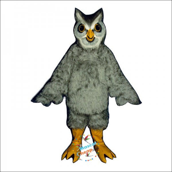 Grey Owl Mascot Costume