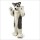 Grey Wolf Husky Dog Cartoon Mascot Costume