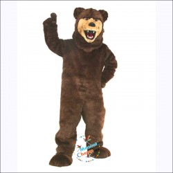 Grizzly Bear Mascot Costume