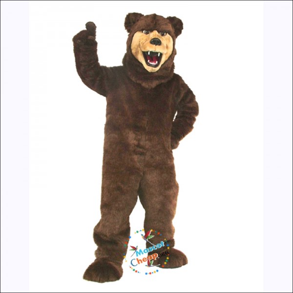 Grizzly Bear Mascot Costume