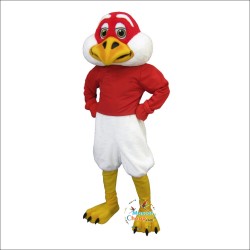 Handsome Falcon Mascot Costume