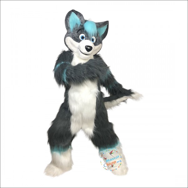 Handsome Fox Dog Mascot Costume