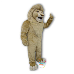 Handsome Tough Lion Mascot Costume