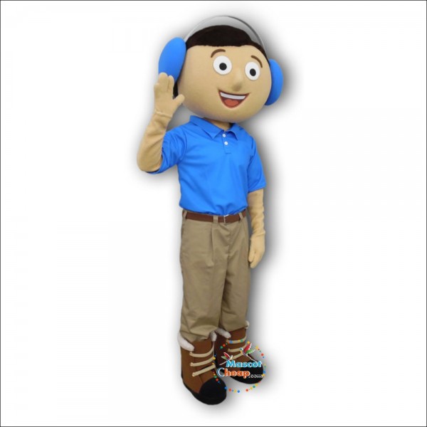 Happy Boy Mascot Costume