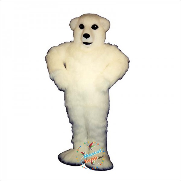 Happy Polar Bear Mascot Costume