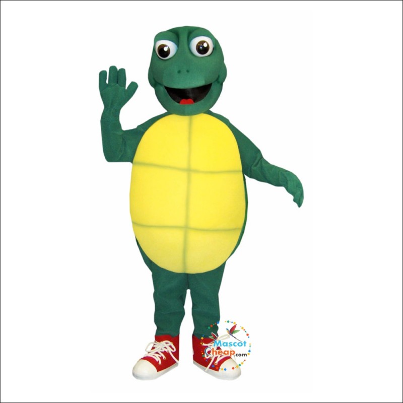 Happy Turtle Mascot Costume Outstanding Quality