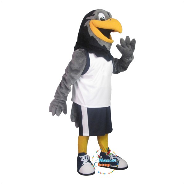 Friendly Hawk Mascot Costume