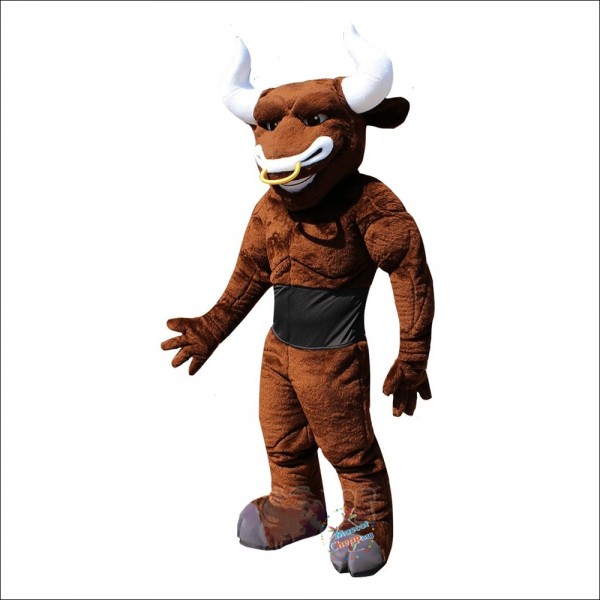Hereford Bull Mascot Costume (only head part)