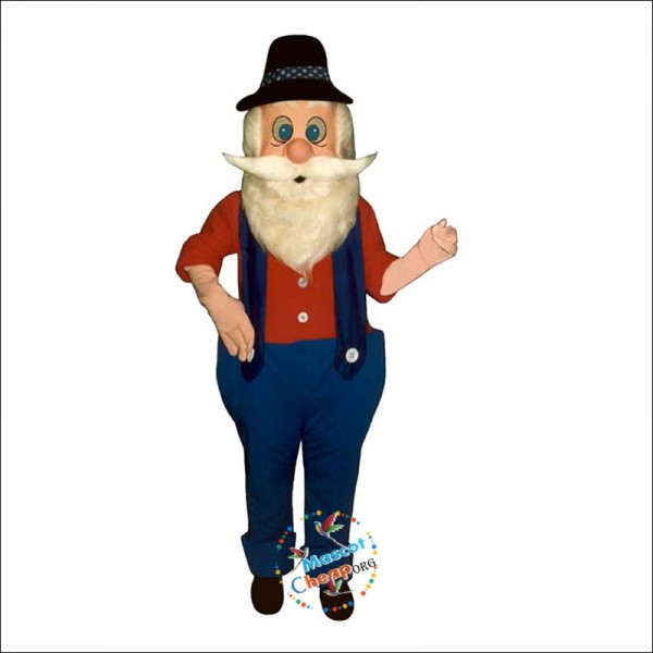 Hillbilly Harold Mascot Costume