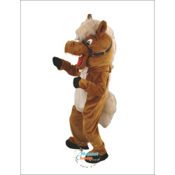 Brown Horse Mascot Costume
