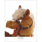 Brown Horse Mascot Costume