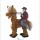 Brown Horseback Mascot Costume