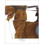 Brown Horseback Mascot Costume