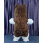 Husky Plush Inflatable Mascot Costume