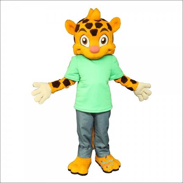 Hyper Kidz Boomerang Tiger Mascot Costume