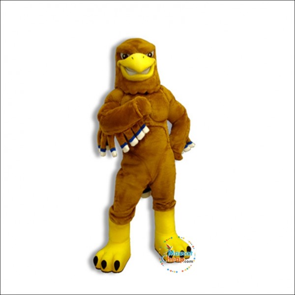 Confident Power Eagle Mascot Costume