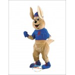 Happy Cute Kangaroo Mascot Costume