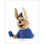Happy Cute Kangaroo Mascot Costume