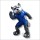 College Power Husky Dog Mascot Costume