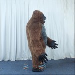 King Kong Brown Plush Inflatable Mascot Costume