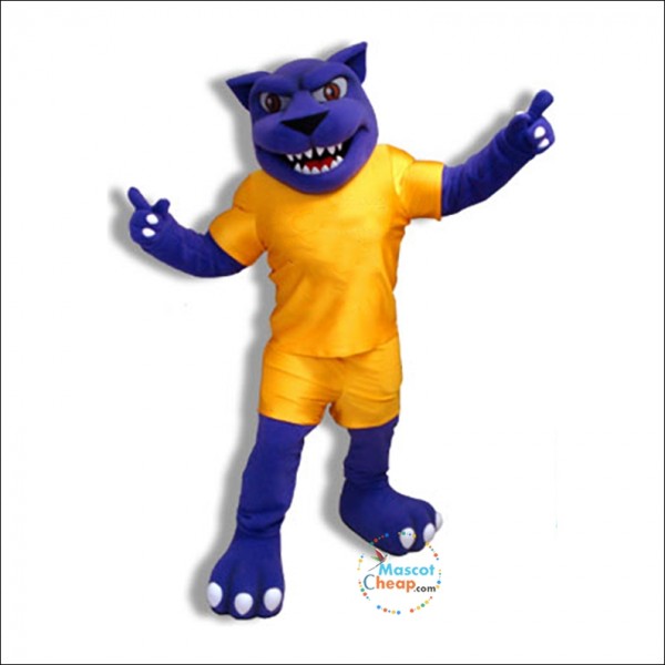 Happy Panther Mascot Costume High Quality 