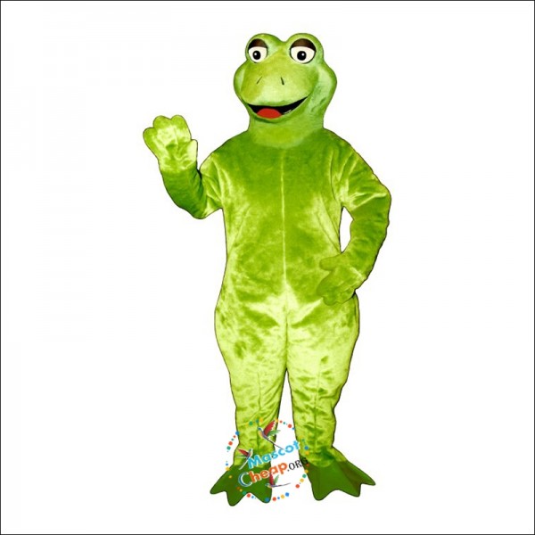 Leaping Frog Mascot Costume
