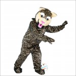 Leopard Panther Cartoon Mascot Costume