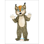 Cute Happy Leopard Mascot Costume