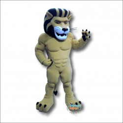 Power College Lion Mascot Costume
