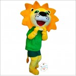 Lion Cartoon Mascot Costume