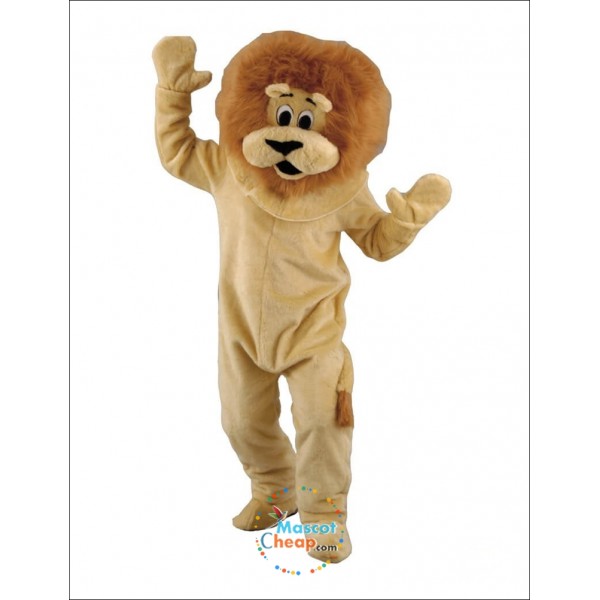 Simple Lion Mascot Costume