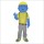 Little Blue Man Mascot Costume