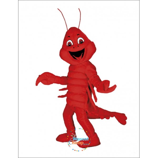 Happy Lobster Mascot Costume