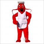 Lobster Palinuridae Chef Cook Mascot Costume