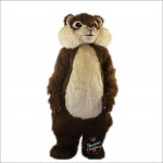 Long-Haired Squirrel Cartoon Mascot Costume