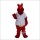 Lovely Red Dragon Mascot Costume