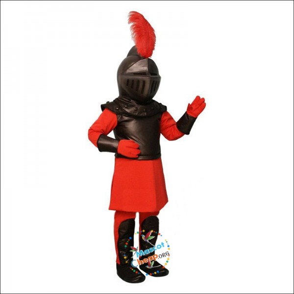 Red Knight Mascot Costume