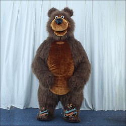 Martha Bear Brown Inflatable Mascot Costume