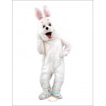 Mascot Costume Happy White Rabbit